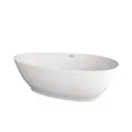 Badewanne freistehend Indoorbadewanne DELIA Weiß 180x90x58 Spa 2 Personen