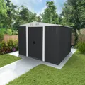 HOME DELUXE Gartenhaus "BOHIO DELUXE", Größe XL - grau