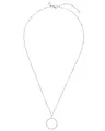Purelei Karma Kette Damen (Silber) – Halskette Damen aus langlebigem Edelstahl – Wasserfeste Kette mit Anhänger – 50-55 cm Länge verstellbar – Halskette für deinen individuellen Look