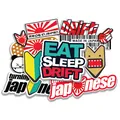 JDM Sticker Set Japan Auto Tuning Aufkleber Digitaldruck + Schutzlaminat R207-01