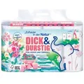 Dick & Durstig Haushaltstücher 10442 , 1 Packung = 8 Rollen zu je 45 Blatt