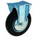 Bs-r Bockrolle 200mm L410.b55 Platte,gummi Schw.,rl