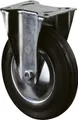 BS Rollen Bockrolle 200 mm Lg.R Stahlbl verz. Gummirad
