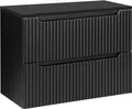 Waschtisch-Unterschrank 80cm, in schwarz, NEWPORT-56-BLACK