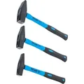 BGS Schlosserhammer-Satz | Fiberglasstiel | DIN 1041 | 300 / 500 /