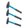 BGS Schlosserhammer-Satz Fiberglasstiel DIN 1041 300 500 800 g 3-tlg.
