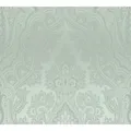 Vliestapete Barock Ornament Glänzend Glatt Eukalyptus Grün Silber FSC