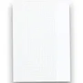 LANDRE Notizblock Kanzleipapier Office A3/A4 80 g/qm kariert mit Rand rechts VE=250 Boge weiß
