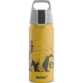 SIGG WMB One Brave Bear Kinder Trinkflasche (0.6 L), schadstofffreie und auslaufsichere Kinderflasche, federleichte Wasserflasche aus Aluminium
