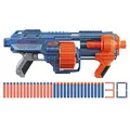 Nerf Elite 2.0 Shockwave RD-15 Blaster, 30 Nerf Darts, 15-Dart Rotationstrommel, Schnellfeuer mit Pump-Action, mit Erweiterungsoptionen, recyclebare Verpackung, für Jungen und Mädchen