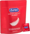 Durex Gefühlsecht Classic Kondome – Dünne Kondome mit anatomischer Easy-On-Form