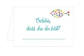 Set 50 Premium Tischkarten Platzkarten Namenskarten Kommunion - Konfirmation - Firmung - Taufe - Feier
