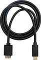 SYSTEM-S USB 3.1 Kabel 100 cm Typ C Stecker zu 3.0 Micro B Stecker in Schwarz