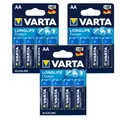 3 x Varta Longlife Power AA 1,5V LR06 Alkaline 4er Blister
