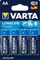 12 VARTA Longlife Power Batterien AA Alkaline Mignon  LR6  Blister 4906 XX
