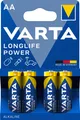 4 x Varta AA Mignon LR6 4906 MN1500 Alkaline Longlife Power Batterie 1 x 4er