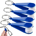 PEARL 4er-Set Brillen-Putz-Zangen mit fusselfreien Mikrofaser-Pads