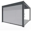 Weide Sonnenrollo für Weide Pergola 2,65 M in Anthrazit
