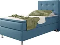 Inter Handels Boxspringbett Köln, 90x200, Blau
