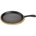 Echtwerk Servierpfanne, Schwarz, Metall, 0,45 L, oval, 18.5x1.6x37.4 cm, backofengeeignet, Kochen, Pfannen, Servierpfannen