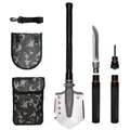 Dönges Multifunktionaler Klappspaten All-in-One, in Camouflage Tasche