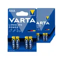 Varta langlebige AAA-Alkalibatterien (10x 4 Stück)