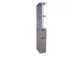 HTI-Living Raumteilerregal Raumteilerregal 118 cm Thekla Beton, Stück 1-tlg., Beistellschrank Nischenregal