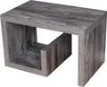 Couchtisch Gustav Altholz Shabby Chic Vintage 59x36x36cm Holz Schwarz Beistelltisch Keine Montage Fest Verleimt Wohnzimmertisch