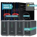SUNNIVA® 4000W Balkonkraftwerk mit 8,96 kWh Speicher MARSTEK 4x B2500-D BIFAZIAL
