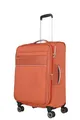 Travelite Reisekoffer mittelgroß mit Dehnfalte, nachhaltig, 4 Rollen, MIIGO, Weichgepäck Trolley aus recyceltem Material, TSA Schloss, 67 cm, 61-66 Liter