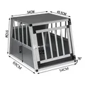 Aluminium Transportbox Hundetransportbox Hunde Autotransportbox Katzen Reise Box
