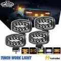 4x Auto LED Arbeitsscheinwerfer Offroad Spot Flutlicht Strahler 12V 24V LKW KFZ