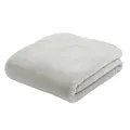 Gözze - Premium Cashmere-Feeling Wohn- und Kuscheldecke, 500 g/m², 130 x 170 cm - Silber
