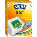 SWIRL S 67 | 4 Staubsaugerbeutel | für Siemens Bosch Typ G, Z2.0 Z3.0 Z4.0 uvm.