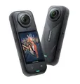 Insta360 X5 - wasserdichte 8K 360° Action-Kamera, führend bei schwachem Licht, unsichtbarer Selfie-Stick-Effekt, Robustes und austauschbares Objektiv, 3-Stunden-Akku, integrierter Windschutz