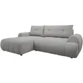 Mirjan24 Ecksofa, Hellgrau, Textil, 4-Sitzer, L-Form,L-Form, 265x177 cm, Wohnzimmer, Sofas & Couches, Wohnlandschaften, Ecksofas