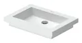 Duravit Universal Einbauwaschtisch ohne Hahnloch ohne Überlauf 580 x 415 mm - Weiß Hochglanz - 0317580029
