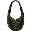 Reisenthel Umhängetasche Moonbag, Polyester, teddy leo olive, 3 Fächer, 48 x 33 cm