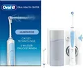 Oral-B Oxyjet Erwachsener Rotierende-vibrierende Zahnbürste mit Munddusche Weiß Bluetooth