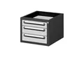 Stier Rollcontainer STIER Unterschrank Container Premium mit 3 Schubladen BxTxH 480x600x39