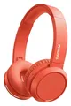 PHILIPS Audio TAH4205RD/00 On Ear Kopfhörer mit Bass Boost Taste (Bluetooth, 29 Stunden Wiedergabezeit, Schnellladefunktion, Geräuschisolierung, Zusammenklappbar), Rot