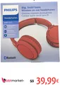 Philips On Ear Kopfhörer H4205RD/00 mit Bass Boost-Taste (Bluetooth, 29 Stunden