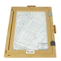 Feldbuchrahmen DIN A4 - Kunststoff Holzoptik, sehr robust