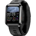 INF Smartwatch mit Blutdruckmessgerät Schwarz - Schwarz