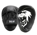 Super Pro Schlagpolster Boxpratzen Curved, Griffball für besseren Halt