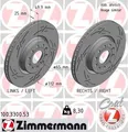 ZIMMERMANN 100.3300.53 Brake Disc for AUDI,AUDI (FAW),CUPRA,SEAT,SKODA,SKODA (SV