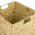 HMF Aufbewahrungskorb, Korb geflochten aus Wasserhyazinthe Seegras 3 Stück