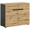 Kommode Canu ca. 100x81 cm Eiche/Grau