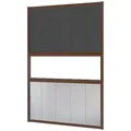 empasa Dachfensterplissee, verdunkelnd, Aluminium-Selbstbausatz braun 110 cm x 180 cm