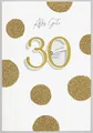 Geburtstagskarte zum 30. Geburtstag Lifestyle - Zahlenkarte - 11,6 x 16,6 cm
